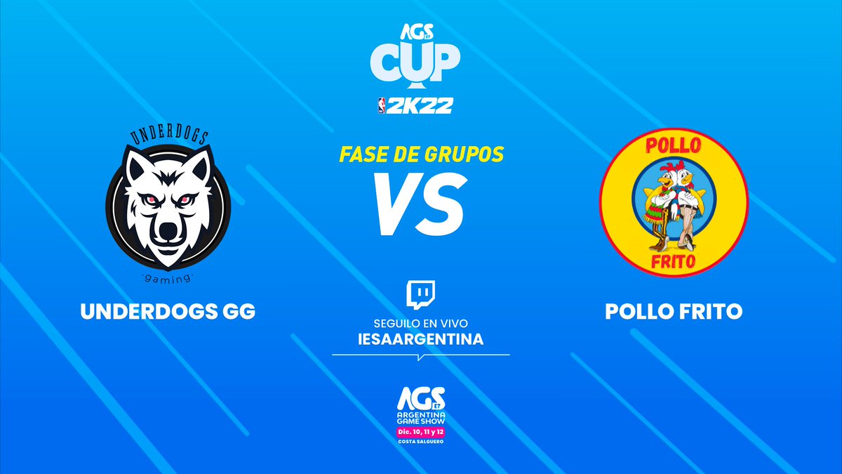 IESA2K's tweet photo. ¡Se van definiendo los grupos de la #AGSCup! 🙌

Sigue Qualy rumbo a la #AGS2021 @Underdogs_GG y @Pollofrito2K se enfrentan por Grupo 2 de la Fase de Grupos.

No te pierdas el stream desde las 20:00hs junto a @Eli_Mauro y @LucasFlossi 

👉 https://t.co/OuOUOQsURM https://t.co/W2Td0xMNpJ