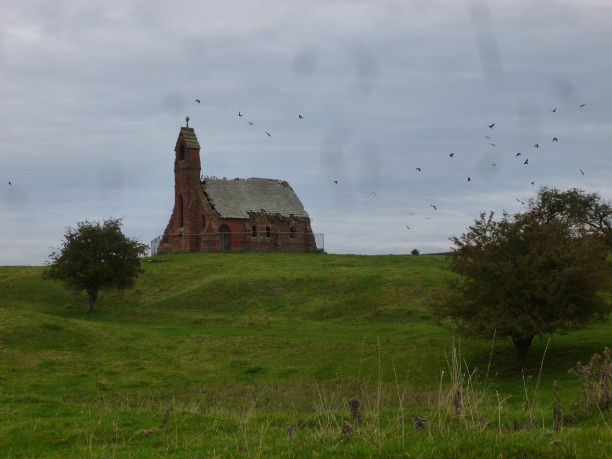 FFofum's tweet image. Walkday around Cottam today, started under overcast skies &amp;amp; ended in blustery sunshine. Deer, spooky church &amp;amp; a view across East Yorkshire to the cooling tower at Saltend. #EastRiding #Wolds #walkday