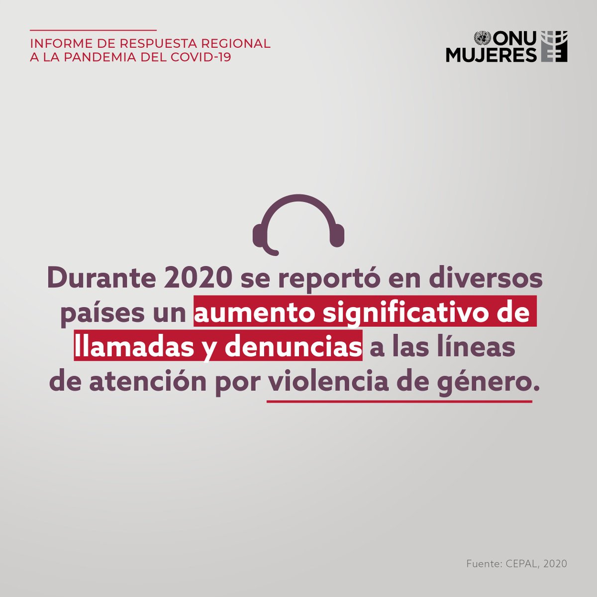 ONUMujeresArg's tweet image. Las mujeres estuvieron más expuestas a la #ViolenciaDeGenero durante la pandemia #COVID19. 

☎️ Argentina promovió la provisión de servicios de atención y seguimiento a casos de violencia de género a través de la línea telefónica nacional. 

#SpotlightAR
