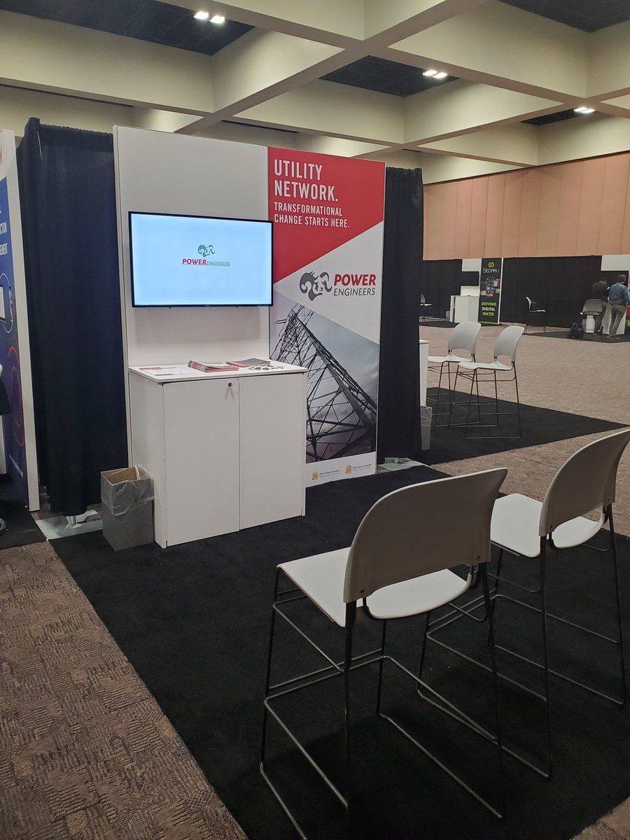 GregMeyet's tweet photo. Come visit the @PWREngineers booth at the #IMGIS and discuss how we can help analyze and support your move to @Esri's Utility Network! https://t.co/9SYzwfhNcU
