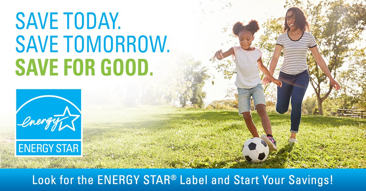 LGUS's tweet photo. Happy #ENERGYSTARday! It's time to celebrate the benefits of energy savings and a better climate for all. By choosing products that have earned the @ENERGYSTAR, you'll save today, tomorrow, and for good. https://t.co/10t5SJrMtI