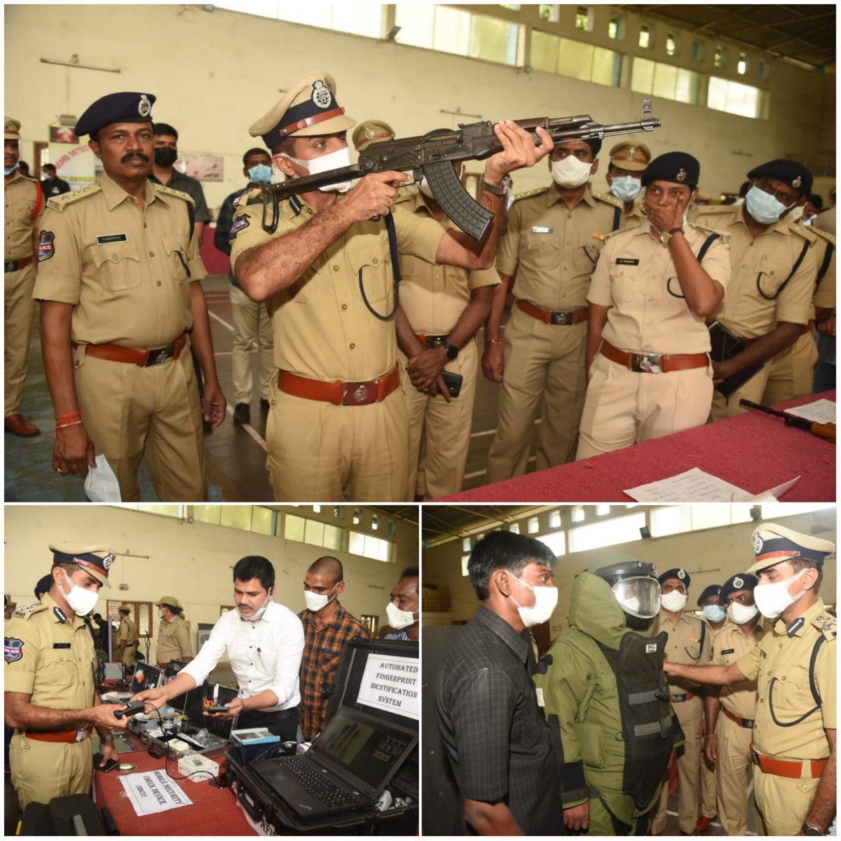 #PoliceFlagDay2021 #TelanganaStatePolice Online Open House Programme was  conducted by Warangal Police at Rudrama Hall, Police Head Quarters. @TelanganaDGP
