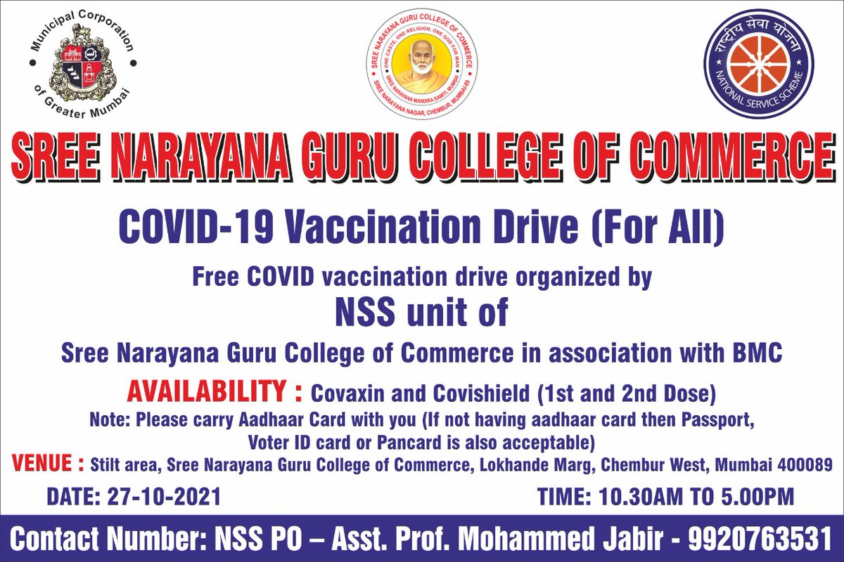nssunit_sngc's tweet photo. #Covid_19  vaccination Drive
@mybmc https://t.co/KsUYTz8wuB