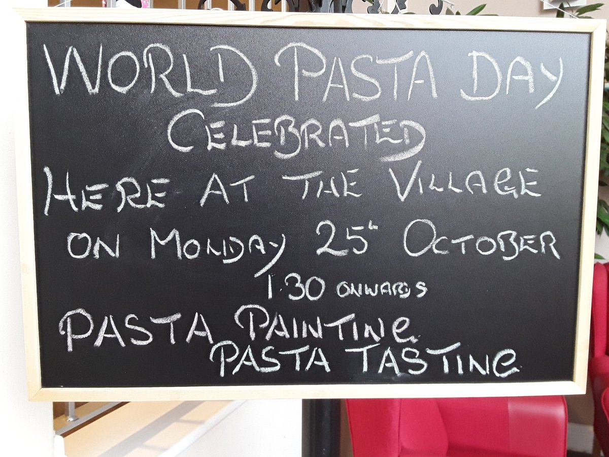 ForestCareTweet's tweet photo. World pasta day here at the village🍝 https://t.co/u2JSRPguYa