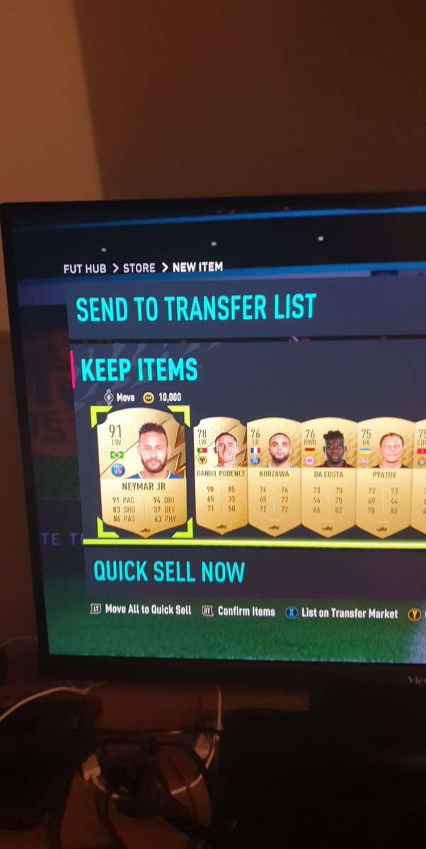 Stat_04's tweet image. Just packed fucking Neymar with Silver 1 reward pack on Squad Battles 💀😂 holy shit