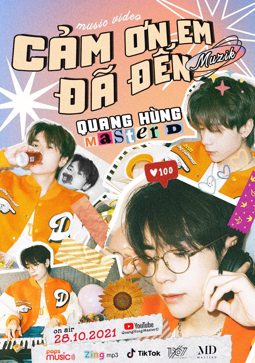 “Cảm ơn em đã đến (Muzik)”
28.10.2021 - 20:00 (ICT)

#Ad 
#QuangHungMasterD #COEDD #Muzik
