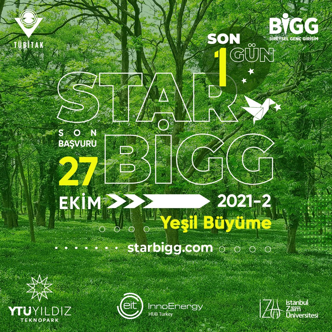 🍃 Star BIGG Yeşil Büyüme Çağrısı!

Yenilik odaklı, ticari değeri doğrulanmış ürün ve hizmetlere dönüştürülecek iş fikri başvuruları kabul edilecektir.

Son başvuru tarihi: 27 Ekim 
Detaylı bilgi için: starbigg.com