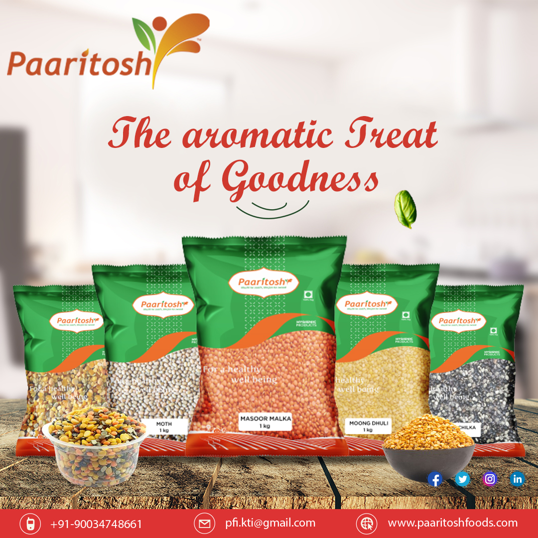 OilParitosh's tweet photo. The aromatic treat of goodness , Explore the range of High Quality 'PULSES' for making your meal more HEALTHIER &amp; TASTIER.

Call Now : 8683904000
Visit Now : https://t.co/M341SMVOSe

#Paritoshoil #Pulses #Premium #Organic #Facebookads #instagoods #delhincr #Delhi #rajasthan https://t.co/xZNurWM9Wt