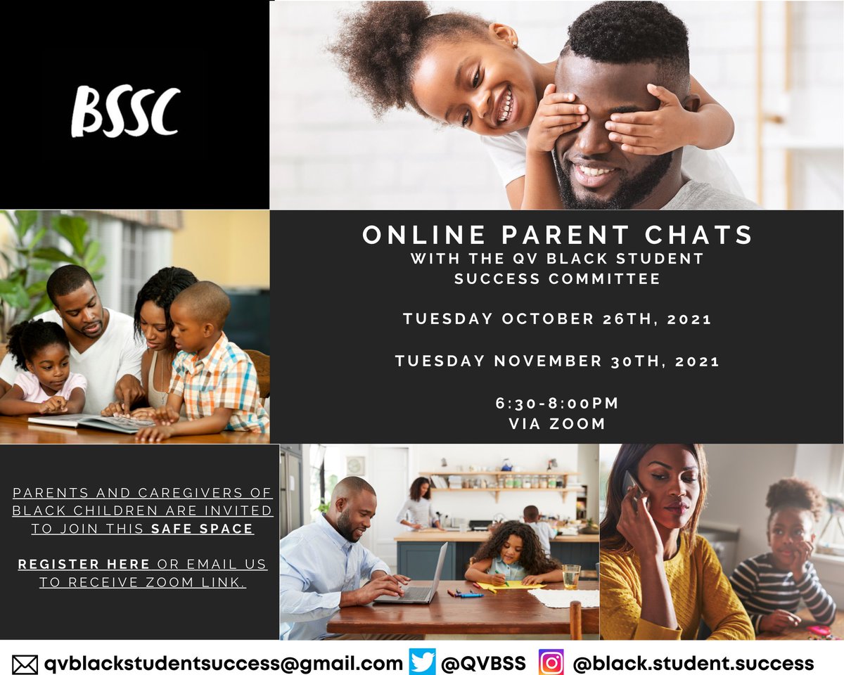 QVBSS's tweet photo. Join us tonight at our October Parent Meeting
6:30-8:00pm

Register via Eventbrite or email qvblackstudentsuccess@gmail.com to receive the Zoom meeting link and dial-in number.

https://t.co/EU8OgSTrHH https://t.co/cjxz3hSWXj
