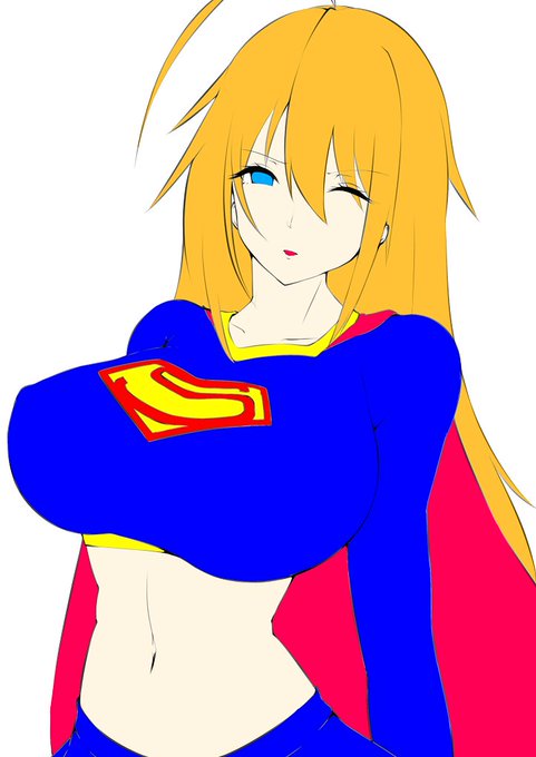 スーパーガールのtwitterイラスト検索結果 古い順