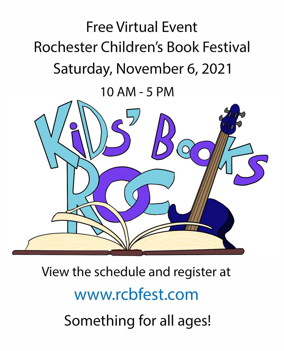 LajewskiC's tweet image. FREE EVENT for families and educators!  This virtual event has an amazing lineup, and the ability to order signed books. Check out the link rcbfestival.com for more information and to register. My only complaint is that I want to sit in on both 1pm programs!