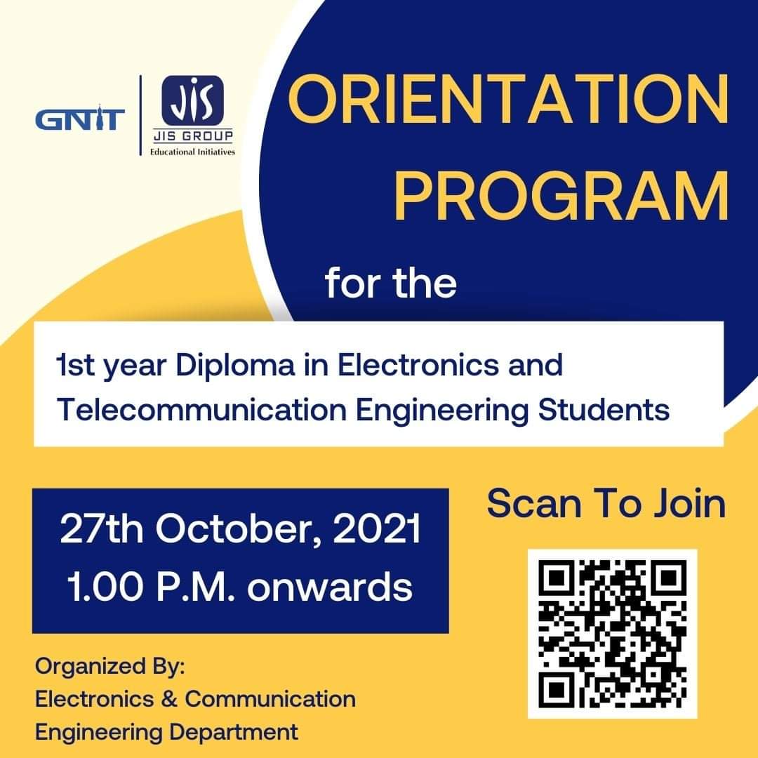 gnitsodepur's tweet photo. Orientation 2021
Diploma ETCE
27th October

#Orientation #Orientationday #OrientationProgram #Orientation2021 #Orientationprogram2021 #electronicsengineering #electronicsandcommunicationengineering
#ECE #Diploma #EngineeringCourse https://t.co/IG9W9ik0eH