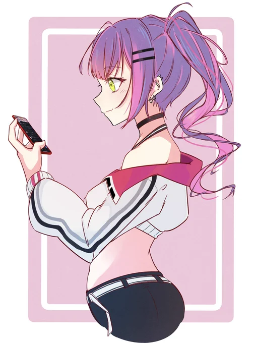 『 みんな何してるかなぁ～っ✲*゜』
 #TOWART 
 #常闇トワ 