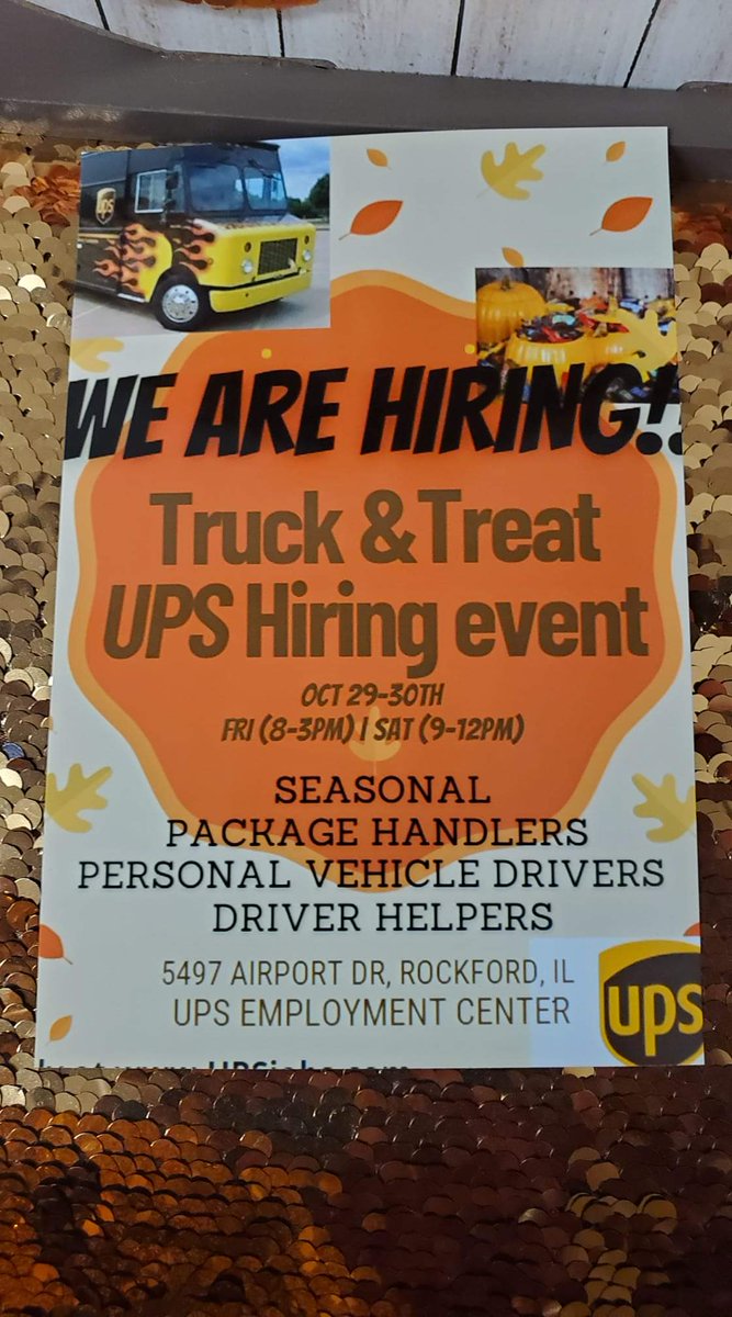 JenniferFurma15's tweet photo. If you're looking for seasonal work with potential for permanent work after the Holidays, come see us at our themed hiring event!  We are excited to see you! https://t.co/D39QvTXpZ0