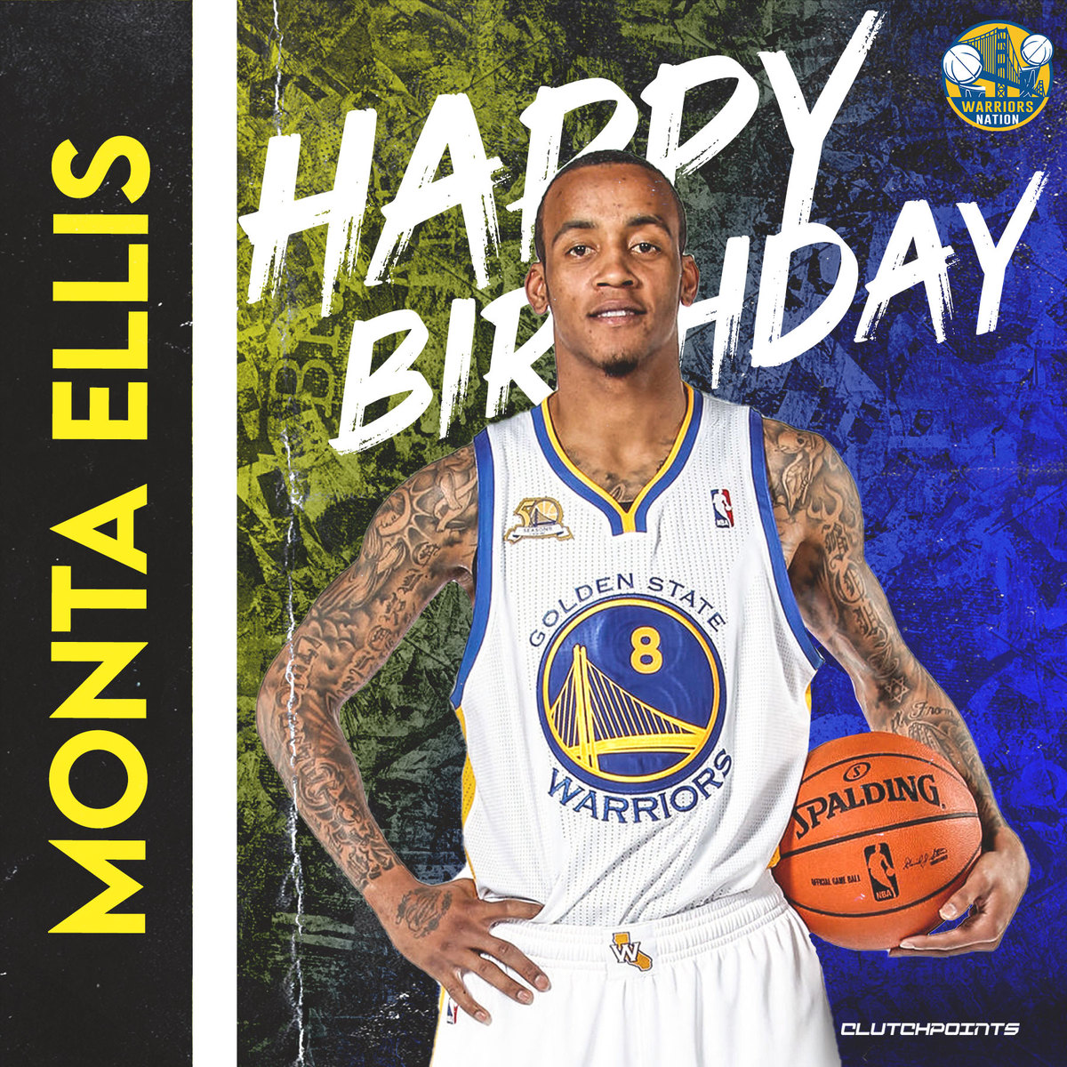 Join Warriors Nation in greeting the 2007 Most Improved Player, Monta Ellis, a happy 36th birthday! 