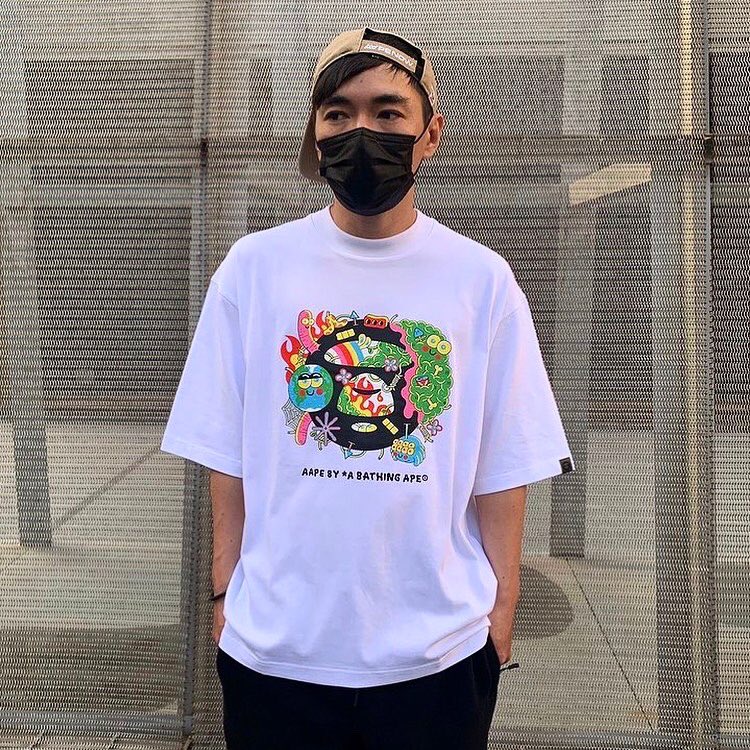SptSam's tweet photo. Pictures of cool people wearing my @AAPE_OFFICIAL collaboration ❤️‍🔥 https://t.co/ke82ls8ybf