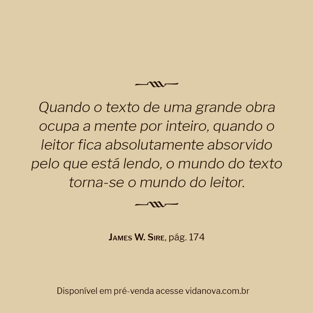 edicoesvidanova's tweet photo. Trecho da obra de JAMES W. SIRE:
Hábitos da mente: a vida intelectual como um chamado cristão
Saiba mais sobre a obra, acesse https://t.co/G5JVJniSjz ou pelo link https://t.co/BL2qy35Pfi
#VidaIntelectual #EducacaoCrista #Filosofia #EdicoesVidaNova #EditoraVidaNova https://t.co/qx9CCyjG5b