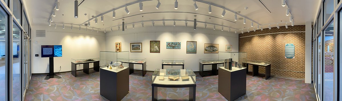 SocFLArchivists's tweet photo. Visit @UCFLibrary's new Gallery, a part of the John C. Hitt Library renovations, &amp; see treasures from @UCFSCUA in the inaugural exhibit of "45 Years of Collecting: UCF Libraries' Special Collections &amp; University Archives"  https://t.co/DqaoK8kk5W #ArchivesMonth #FloridaArchives https://t.co/WVEmyGTjek