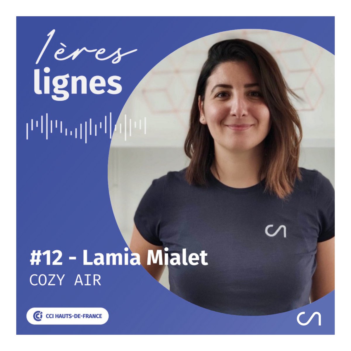 [#PODCAST 1ères lignes]

Le Podcast 1ères lignes - Le podcast de celles qui font bouger les lignes, de la CCI Hauts de France avec le portrait de notre CEO Lamia est en ligne !
Retrouvez le podcast de 20min par ici 👉 bit.ly/3vFkiU2