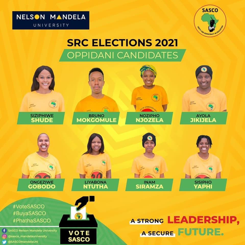 SASCOMandelaUni's tweet photo. Vote SASCO. A strong leadership, for a secure future. #KnowYourLeadership https://t.co/95I8lAia6K