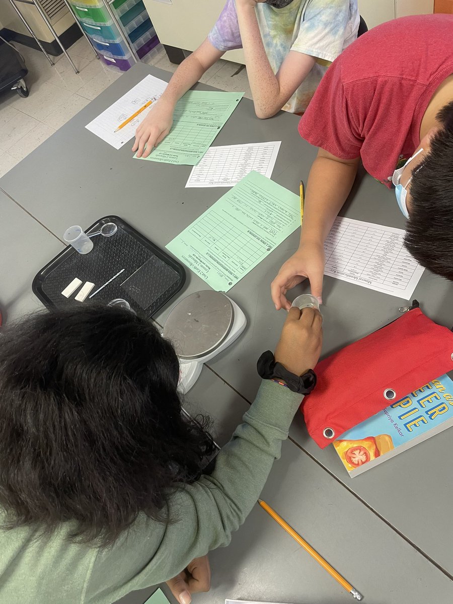 FedScience's tweet photo. After a lot of practice and a warm up of using the tools we are starting our Rocks and Minerals Identification Lab in 6th Grade today 🎉. #itsworthit https://t.co/ACHXfoLPKz