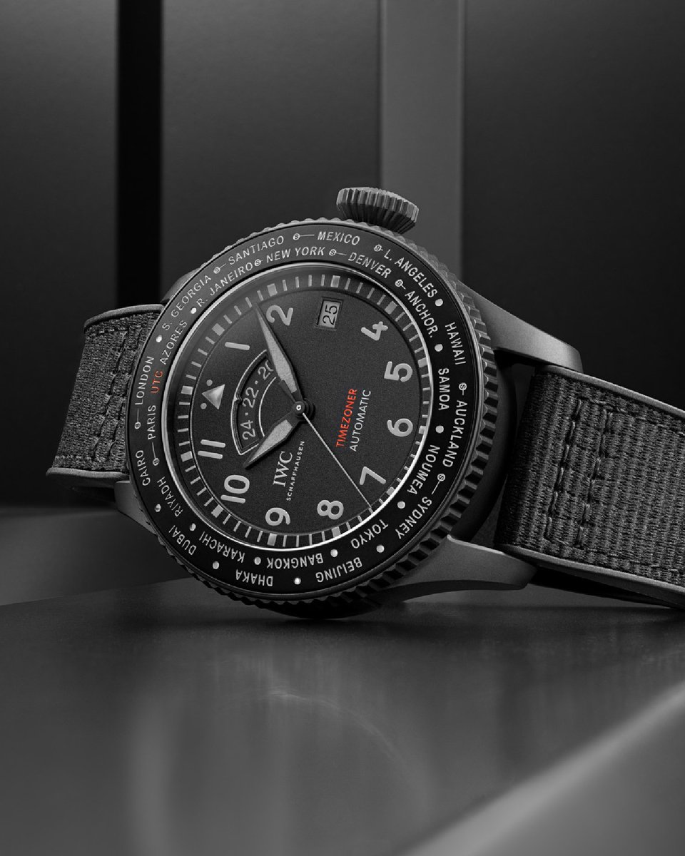 The #IWCPilot’s Watch Timezoner TOP GUN Ceratanium (Ref. IW395505) is the first TOP GUN model with a Timezoner® complication. #Ceratanium
Discover more: watches.iwc.com/k0n