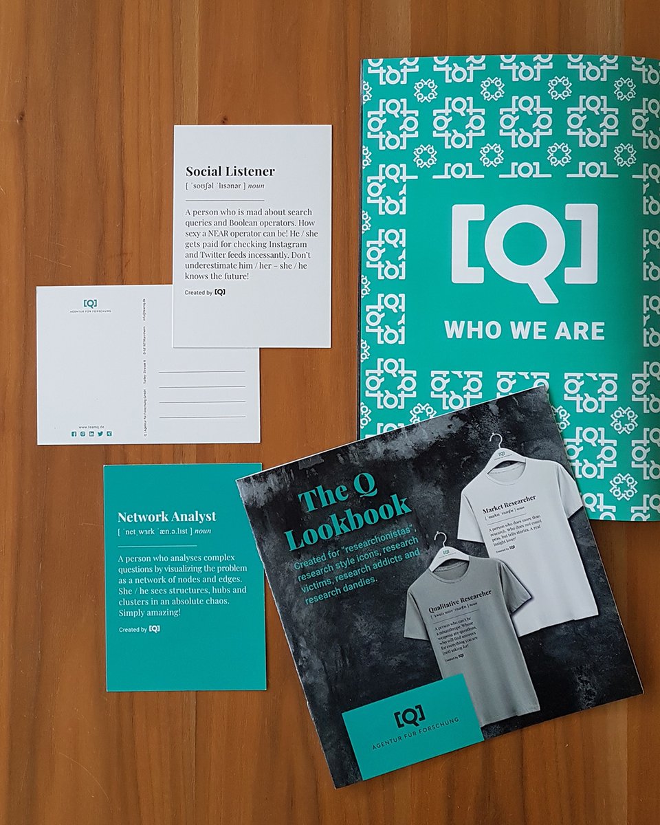 Q_InsightAgency's tweet photo. The countdown has begun. The #succeet21 fair materials are ready and so are we.
#fair #MOCmรผnchen #research #magazine #lookbook #postcards #excitementlevel100 #herewecome #readyifyouare https://t.co/p78VCWO08f