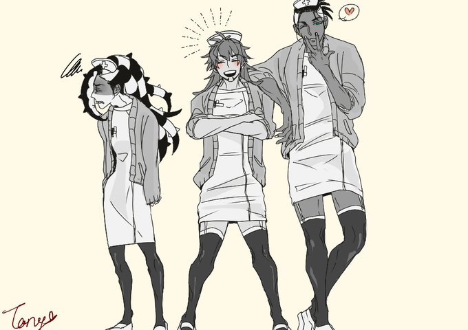 仲良し3人のtwitterイラスト検索結果
