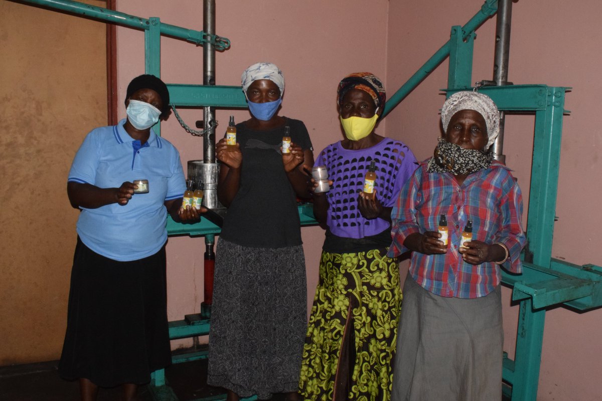 humanimpacthub's tweet photo. With the support of @SwedeninZw &amp; @iloharare &amp; Hand in Hand Zimbabwe, Bulilima based Vusanani Cooperative, is producing organic face and hair oils using indigenous marula fruit seed, as part of a community empowerment initiative.#GreenenterPrize @tafchirinda https://t.co/lkPftw8nUv