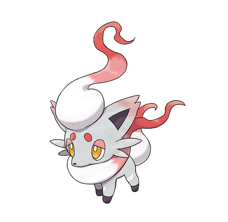 CentroPokemon's tweet photo. Artwork oficial de Zorua y Zoroark de Hisui. https://t.co/b917Pn4lRK