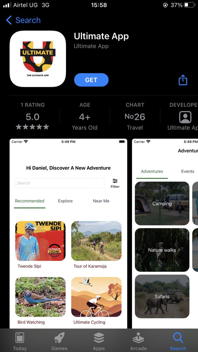 shillahshan's tweet photo. The @UltimateAApp is also available on the Apple store 🤭
I just downloaded mine 💀
#GoToTheEdge #UltimateApp https://t.co/TIA1guYSUa