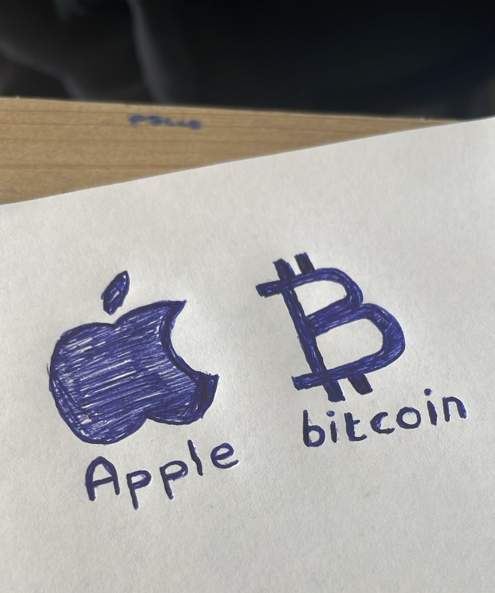 Dos referentes de hoy día.  #Bitcoin #AppleEvent #Criptomonedas #apple