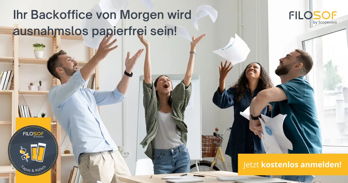 Nie mehr Zettelwirtschaft &amp; Papierberge im Hotel #Backoffice?
Möglich - mit Hilfe einer #cloudsoftware &amp; der Digitalisierung der kaufmännischen Prozesse!
Antworten bei "DIE HOGA-Roadshow: Mit #Digitalisierung gemeinsam die HOGA-Zukunft gestalten".
👉 hubs.li/H0-3n000