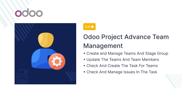 webkul's tweet photo. Team Management is important; hence, introducing Odoo Project Advance Team Management. The Module allows you to create and manage teams; moreover, you can also manage tasks of your team in Odoo.
#odoo #odoomodules #odoo15 #webkul #odooapps #openerp
https://t.co/JqYhGlPEow https://t.co/PGoVpuqwJy