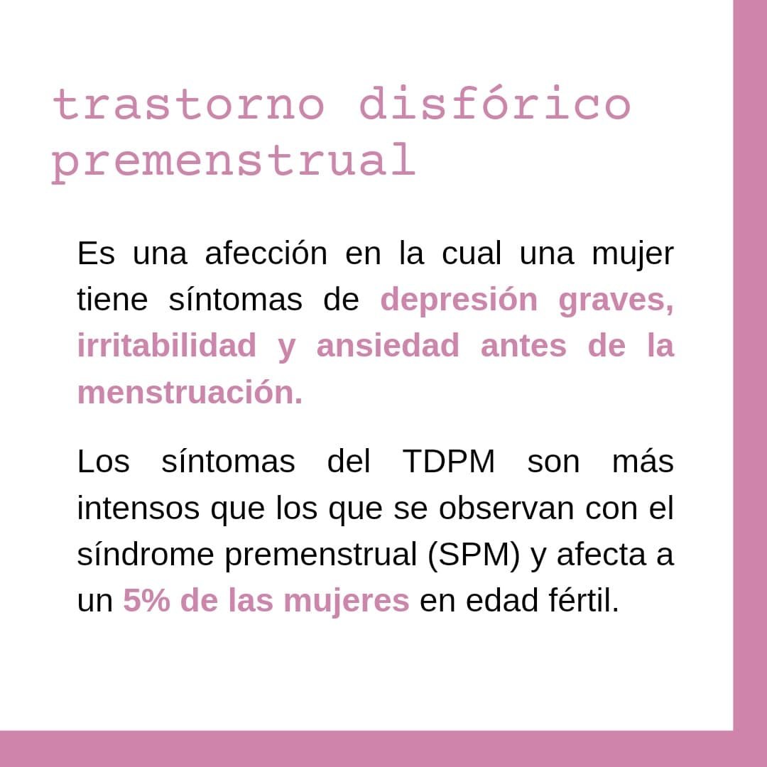 sincortes_info's tweet photo. ¿Has oído hablar del #TrastornoDisfóricoPremenstrual o #TDPM? Afecta a un 5% de las mujeres y sus síntomas pueden condicionar gravemente la vida de las mujeres que lo sufren. 👇🏻 https://t.co/NOv6KkbccG