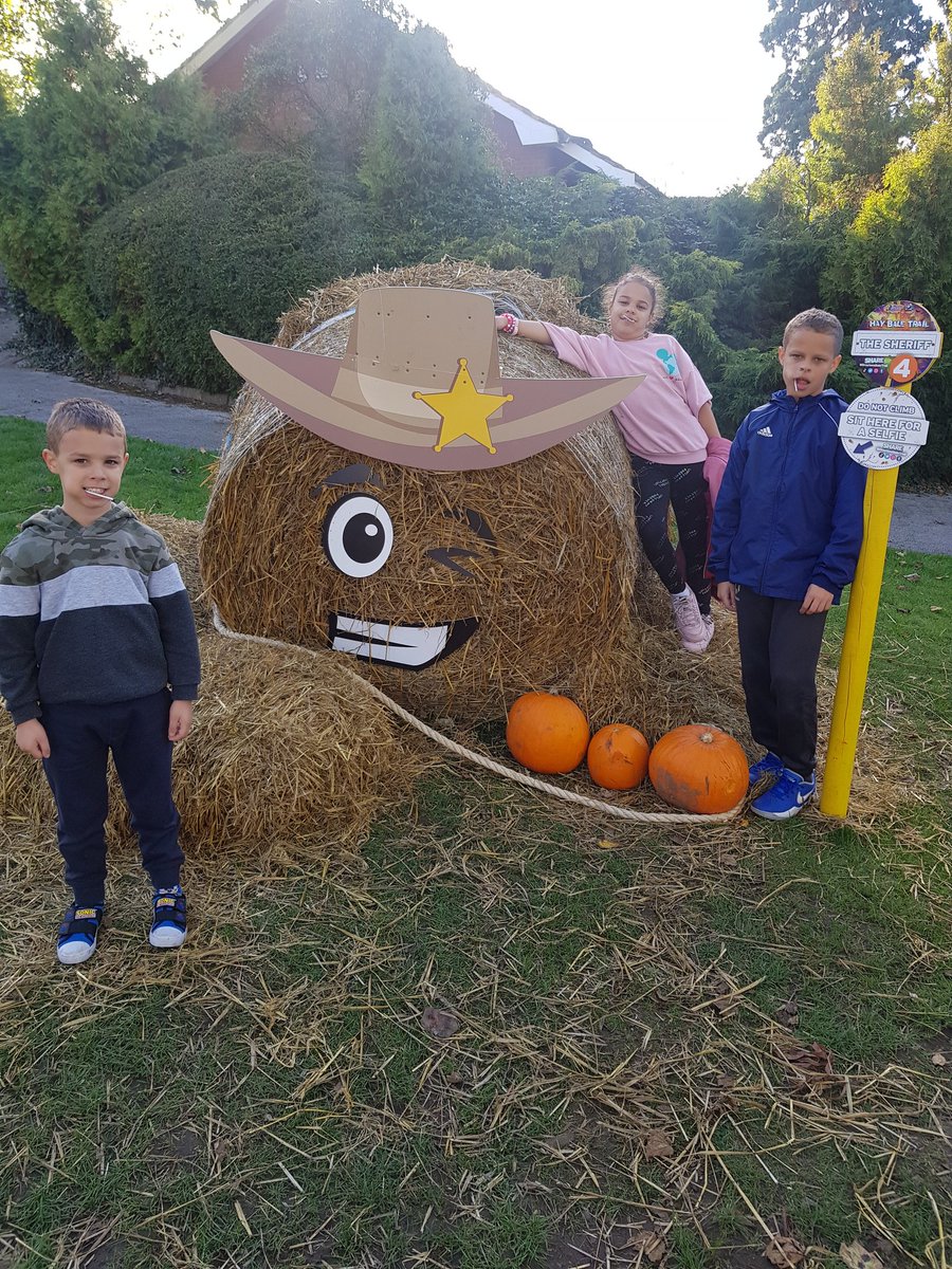 Tina2012m's tweet photo. @DraytonManor we had a wonderful day yesterday #haybailtrail #halloween #familyfun #halfterm https://t.co/8x3qqy85ks