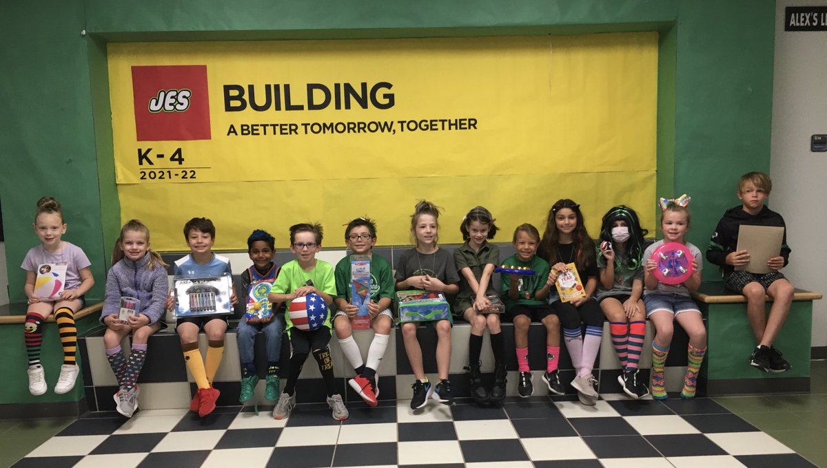 Happy crazy hair day at JES! Red Ribbon Week incentive winners!!!!❤️