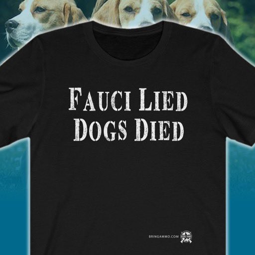 JackPosobiec's tweet photo. Fauci Lied

Dogs Died

#DrDogKiller 

https://t.co/0jnR5OZSa3 https://t.co/Bs0npgCxeE