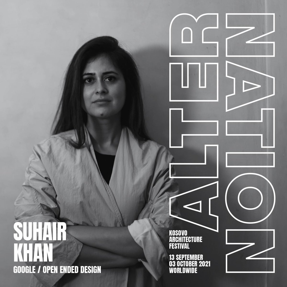 Kosovo Architecture (@kosovoarchfest) on Twitter photo Join us this friday 29th of october 7pm for a keynote lecture by <a href="/SuhairK/">Suhair Khan</a> of <a href="/Google/">Google</a> & #openendeddesign lecture will be held at #Kosovo National Library & streamed on out facebook page.
<a href="/FA_Platform/">Future Architecture</a> <a href="/europe_creative/">Creative Europe</a> <a href="/UKinKosovo/">UK in Kosovo 🇬🇧</a> #alternation #kaf2021
kosovoarchitecture.com/suhair-khan/ Join us this friday 29th of october 7pm for a keynote lecture by <a href="/SuhairK/">Suhair Khan</a> of <a href="/Google/">Google</a> & #openendeddesign lecture will be held at #Kosovo National Library & streamed on out facebook page.
<a href="/FA_Platform/">Future Architecture</a> <a href="/europe_creative/">Creative Europe</a> <a href="/UKinKosovo/">UK in Kosovo 🇬🇧</a> #alternation #kaf2021
kosovoarchitecture.com/suhair-khan/