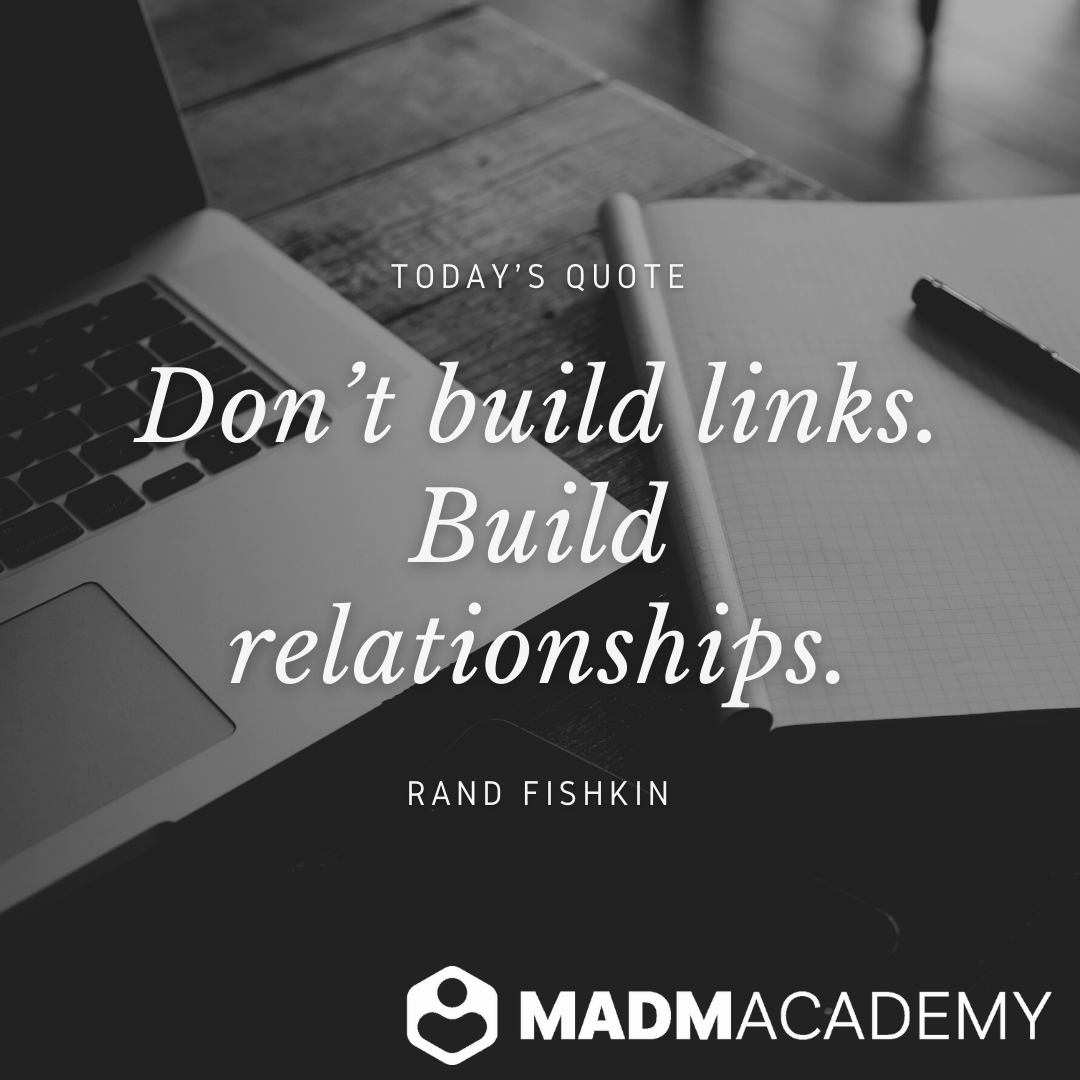MadmAcademy's tweet photo. Building relationships with customers helps your brand massively, it invests people in it and makes them feel involved.

#quoteoftheday #marketing #logo #design #designer #marketingdigital #socialmediamarketing #business #LiverpoolMarketing #liverpool #seo #ppc #graphicdesign https://t.co/JrCxwxGgkG