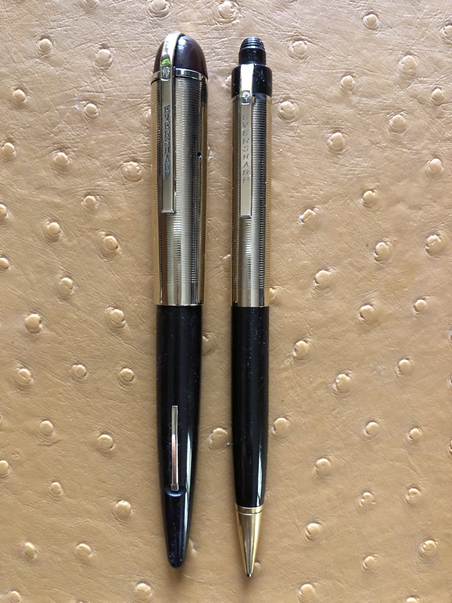 NeilsPens's tweet photo. What I’m writing with today. A beautiful Eversharp Skyline fountain pen/ pencil 😀 @NeilsPens #vintagepens #fountainpens #pengeeks #pencollecting #vintagepencils #penandink #penshows #pens https://t.co/gsaQaal6O1