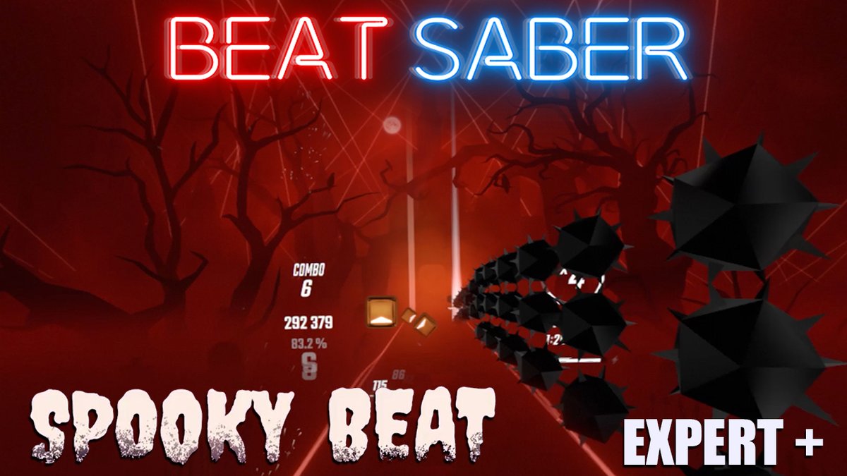 PSVRUnderground's tweet photo. ICYMI: Beat Saber has added a brand new FREE song for Halloween that comes with an awesome background, and spams like a thousand mines at you. I love it!  #PSVR #PS4 #PS5 #BeatSaber #SpookyBeat 

Check out some gameplay on Expert Plus!
https://t.co/o2tVKLaJh1 https://t.co/im2yvEYccu