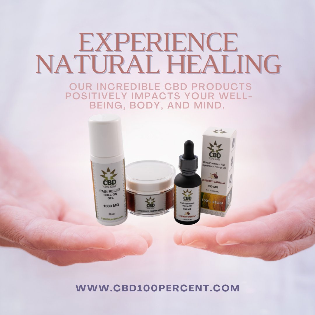 CBD 100% Relief tweet media