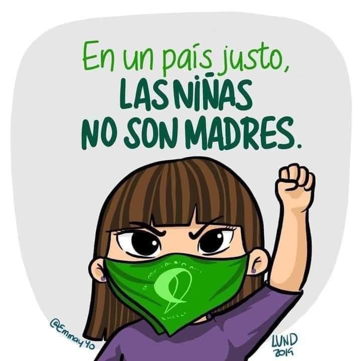Dejémoslas ser #NiñasNoMadres