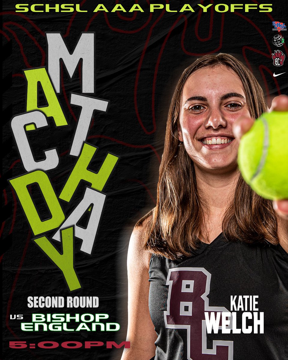 ClubBearcat's tweet photo. Good luck to the Lady Bearcats as they travel to Bishop England for the second round of the playoffs today.  Go Bearcats!🎾 https://t.co/wIfpXhqdZq