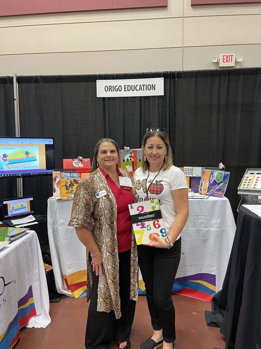 sszako's tweet photo. Myriam Fuentes - Pre-K Teacher from Odyssey Academy was one of our door prize winners!  We hope you and your students love your Mathematics for Young Minds!  Congratulations!
#tabe2021 #origomath #origoeducation #iteachmath https://t.co/Uh4gKo7JZh