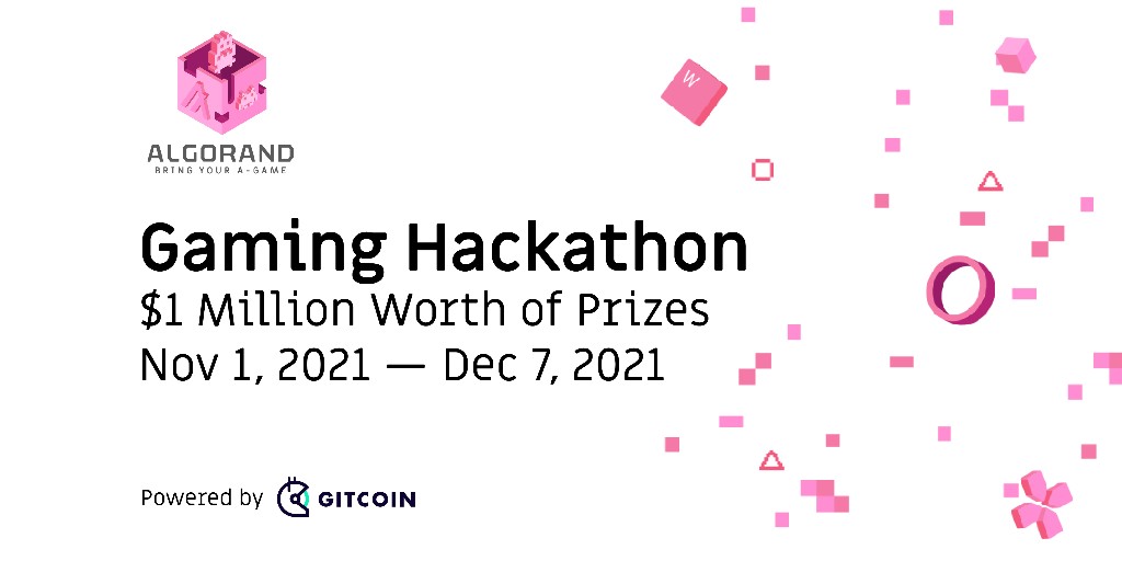 AlgoFoundation's tweet photo. Are you a game studio or #dev that has experience building games &amp; want to integrate #blockchain functionality or build a totally new game? 

We're excited to announce the $1M USD Algorand Bring Your A Game Hackathon, powered by @gitcoin! 

To apply 👉 https://t.co/Pw08vgXuWu 👈 https://t.co/wIrWUHMsG9