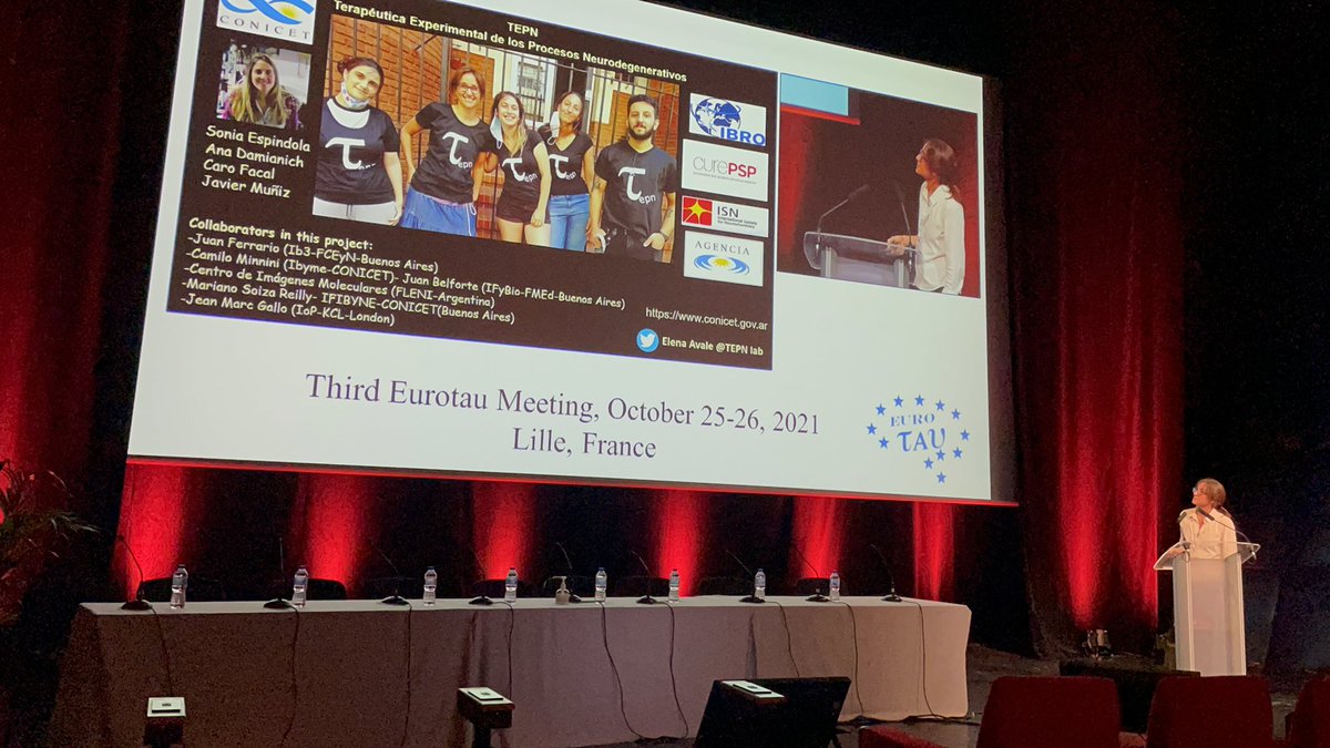 KristopheDiaz's tweet photo. Great presentation on the regulation of Tau mis-splicing by @eleavale73 at #EuroTau -  @CurePSP  is proud to have supported her work with a venture grant - very happy to be part of this journey #teamwork 

See recent paper in https://t.co/p8mUQp1i8Z https://t.co/dxFsAaenNE
