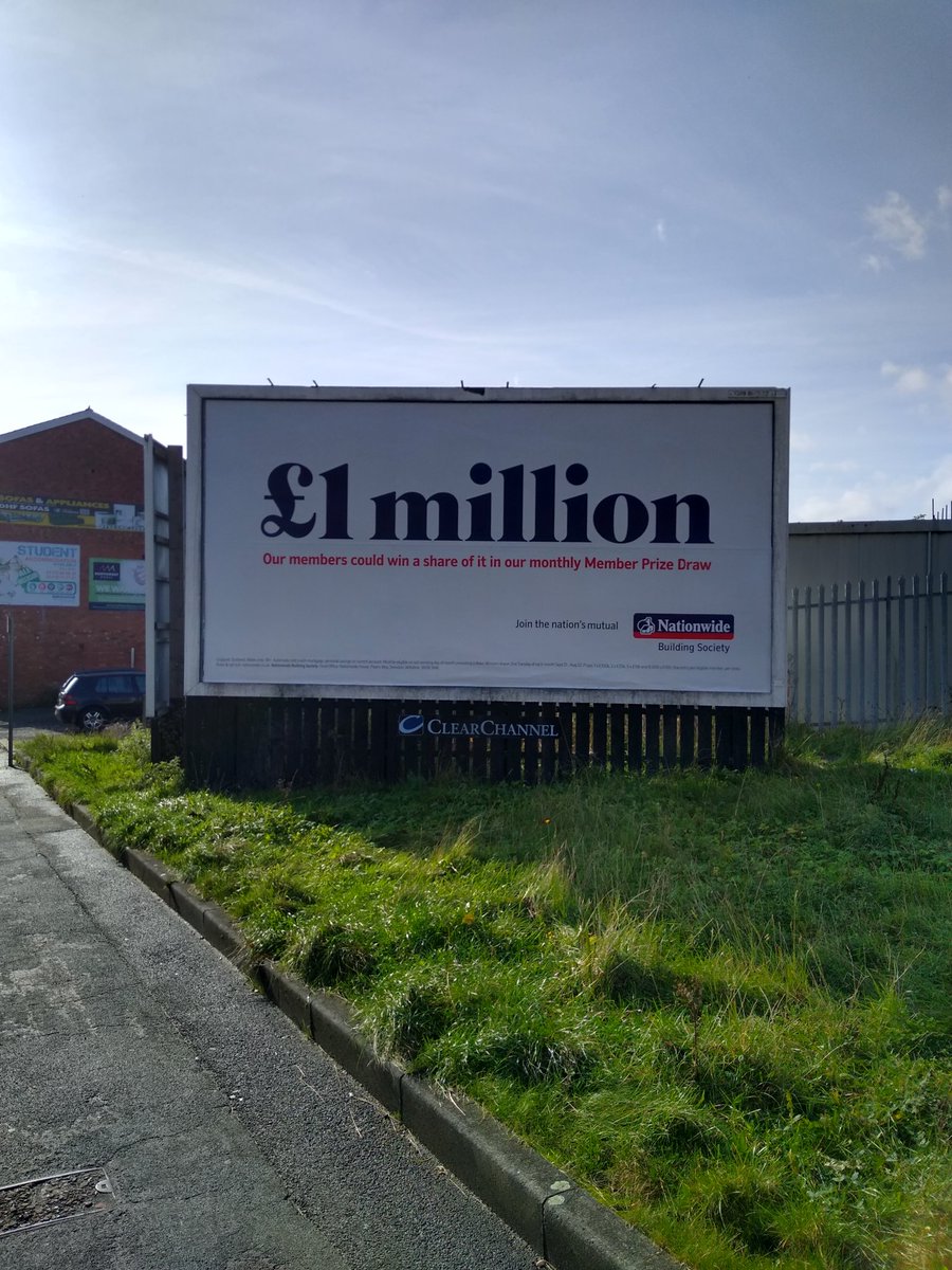 E4CodingNewbies's tweet image. This is a great billboard as it it&apos;s near the road so cars can see it and it&apos;s also near the university which is very busy @Nationwide 
-DW
#Computing4WC