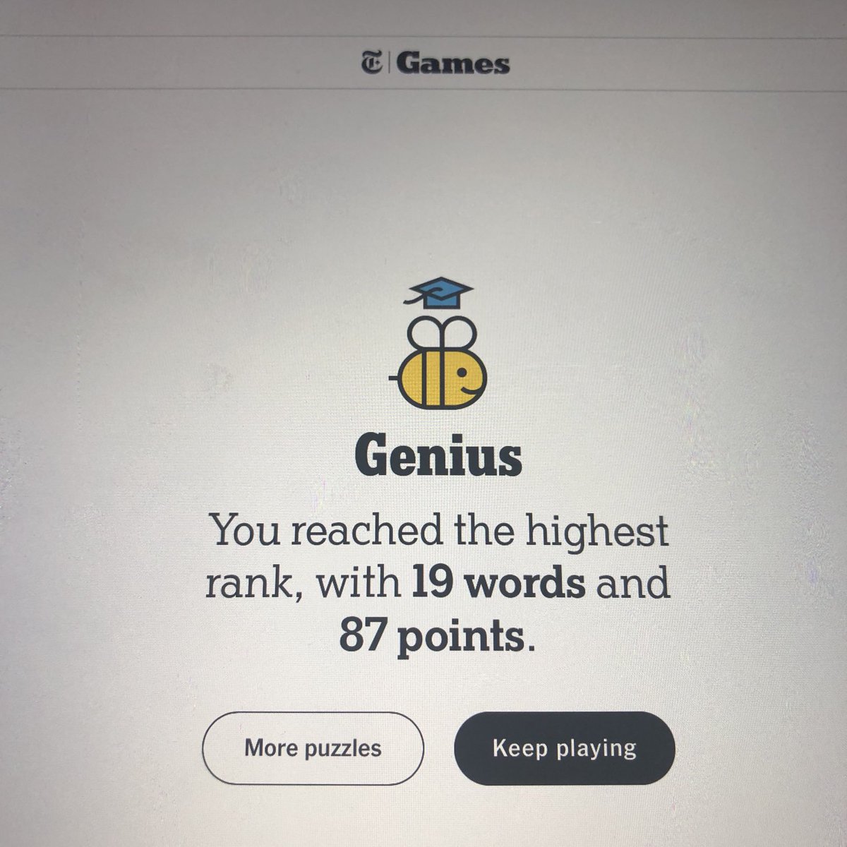 Ok - now I am obsessed! #queenbee #hivemind #nytimes #nytsb